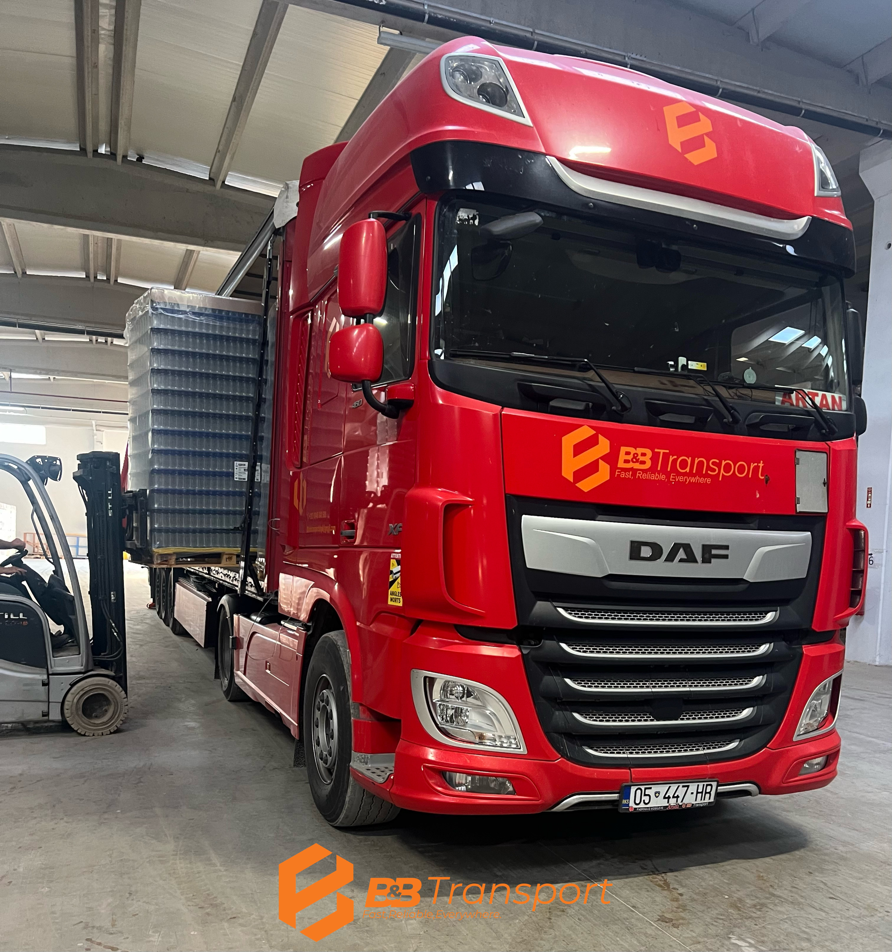 Ngarkesë në proces nga BB Transport ShPK Kosovë